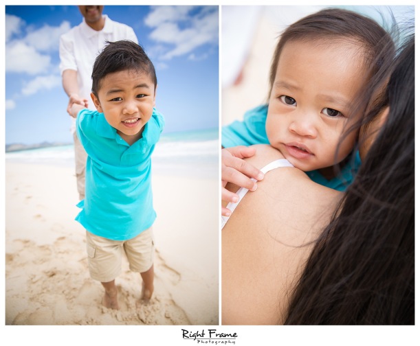 Oahu Family Pictures on Waimanalo Beach Hawaii