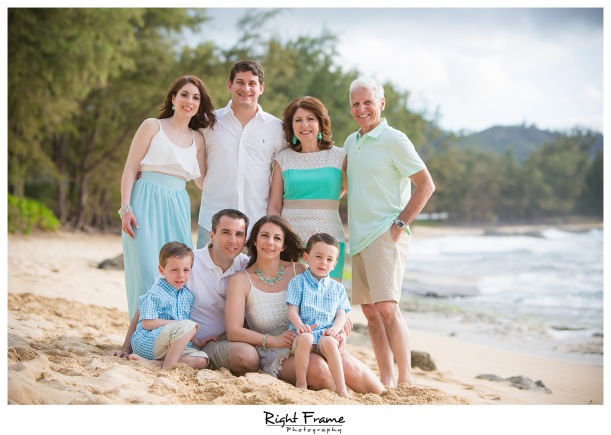 Sunset Family Photography near Turtle Bay Resort Stables Beach