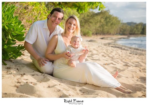 Family Portraits in Hawaii Turtle Bay Resort