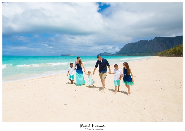 Hawaii Family Pictures at the Beach