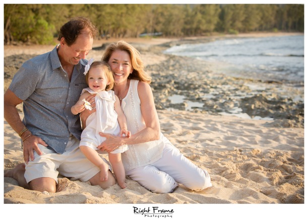 Family Portraits in Hawaii Turtle Bay Resort