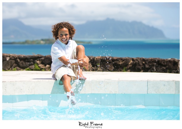 Family Pictures in Kailua Ocean View Villa